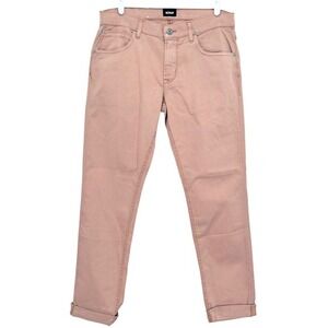 $175.00 Hudson Men's Blake Slim Straight Leg Stretch Light Brown Pants Sz 34 NWT